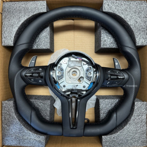Volante in Pelle Riscaldato Serie F M Sport per <span class=keywords><strong>BMW</strong></span> <span class=keywords><strong>F30</strong></span> F10 535i F32 <span class=keywords><strong>F20</strong></span> F36 F22 M4 F82 X5 F15 F80 M3 F11 F31 F01 F07 X3 F25 - Product Image 2