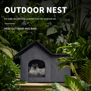 Résistant aux intempéries Extérieur Intérieur Chats Pliable Chaud Sauvage <span class=keywords><strong>Abri</strong></span> Amovible Doux Tapis Chauffant <span class=keywords><strong>Chat</strong></span> Maison - Product Image 6