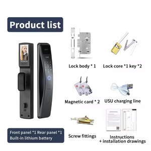 <span class=keywords><strong>Enrique</strong></span> Tuya 3D Face Real Time Video Intercom Electronic Digital Password Tarjeta de huellas dactilares Llave Cerradura de puerta de ACERO INTELIGENTE - Product Image 6