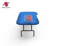 Vente en gros de pieds pliables en acier inoxydable Roue de roulette Table de poker pour les jeux de casino et de Mahjong