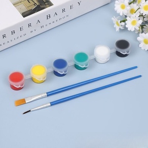3ml Pigment acrylique 6 couleurs pour enfants 12 couleurs <span class=keywords><strong>Pure</strong></span> Coverage Strong for All Sortes of DIY Toys Graffiti Play <span class=keywords><strong>Imagination</strong></span> - Product Image 2