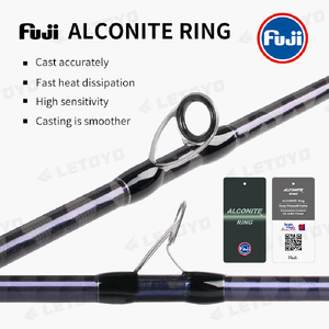 서핑 Gazer 3 섹션 X 카본 서핑 낚싯대 100-300g 싱커 피더 민물 잉어 배스 낚시 일본 후지 부품 - Product Image 5