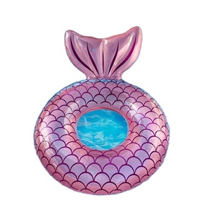 Adult <b>Inflatable</b> Pool <b>Float</b> with Handles Double Airbag Swim Ring for Summer Fun - Product Image 3