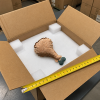 Juguete para Gatos de Corcho Natural con Forma de Pata de Pollo, Juguete Interactivo de Peluche con Catnip para Gatos de Interior, Juguetes Ecológicos Personalizados para Mascotas