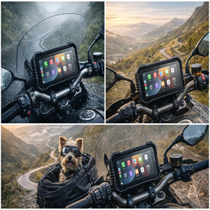 Navigation GPS pour moto personnalisable de 6,25 pouces, CarPlay et Android Auto sans fil, étanche IP67, double Bluetooth, ODM/OEM - Product Image 1
