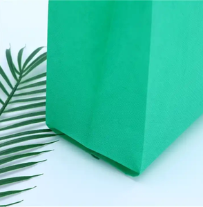Manufacturers Supply Supermarket Ultrasonic W Cut Waterproof Tote Vest Green Non Woven Reusable <b>Bags</b> 40gsm - Product Image 5