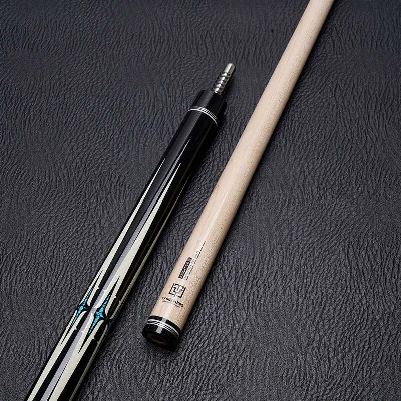 2023 New Arrival TY Billiards Professional Pool Cue Stick BK Series Classic Series Taco De Billar Solid Maple Shaft Center Joint