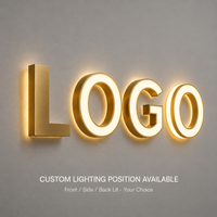 Enseignes commerciales personnalisées, lettres lumineuses LED, enseignes LED 3D en acrylique, enseignes lumineuses pour logo de marque d'entreprise, enseignes de magasin extérieures