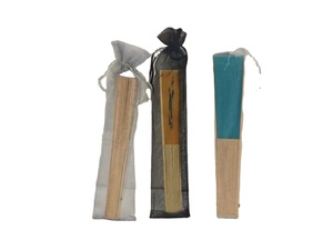 Eco-Friendly Wholesale Wedding Organza Bags Bamboo Crafts Hand Fan Storage and <b>Gift</b> Packaging for Weddings - Product Image 6