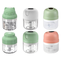 Topkeuzes Voor U Huishoudelijke Elektrische Knoflookpers Vleesmolen Duurzame Mini Food Processor Groente Knoflook Chopper Voor Keuken