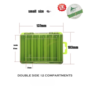 WEIHE 양면 낚시 태클 박스 다기능 루어 보관함 - Product Image 4