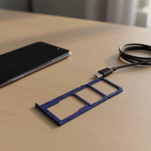 Bandeja para tarjetas SIM y micro SD, Samsung Galaxy A20s 2019 A207F - Azul - Product Image 2
