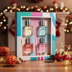 Set Regalo di 4 Profumi Spray Eau De Parfum a Lunga Durata per Donne, 4 Fragranze Uniche per Halloween e Natale - Product Image 3