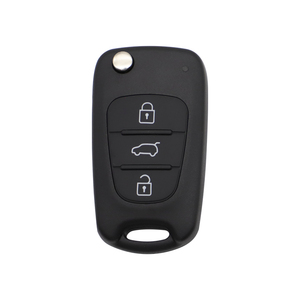 Clé de voiture télécommande 3 boutons 433Mhz puce <span class=keywords><strong>46</strong></span>, clé vierge de remplacement avec lame - Product Image 1