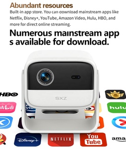 Nuevo Proyector DLP <span class=keywords><strong>con</strong></span> Enfoque Automático, 1080P, LED, Inalámbrico, WiFi, 600ANSI Lúmenes, para el Hogar, Videos, Regalo para Niños, Películas, Aprendizaje, Educación - Product Image 5