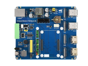 Placa IO Waveshare Raspberry Pi Compute Module 4 con función PoE (tipo B), para todas las variantes de Compute Module 4 K819 - Product Image 5