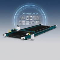 Machine de découpe laser CNC pour tôles métalliques LX13025LC, format de travail ultra-large, 12 kW