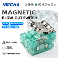 Micro-interrupteur industriel à double levier à connexion rapide SPDT étanche en plastique NMCSK1-22 220V 3A