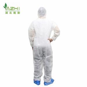 UNIFORME DE SÉCURITÉ NON TISSÉ COSTUME CHIMIQUE TISSU DE TRAVAIL CERTIFIÉ CE <span class=keywords><strong>COMBINAISON</strong></span> SMS JETABLE <span class=keywords><strong>AMIANTE</strong></span> <span class=keywords><strong>COMBINAISON</strong></span> GLOBALE - Product Image 4