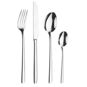 best selling customized silverware set stainless steel spoon fork knife set for restaurant party wedding