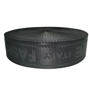 High Quality Custom Eco-friendly 50mm Jacquard Embroidered <strong>Webbing</strong> Strap Tape Recycled Polyester <strong>Nylon</strong> Flat Twill Herringbone - Product Image 3