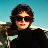 Lunettes de soleil de luxe pour femmes, style rétro, monture rouge, pour la mode estivale