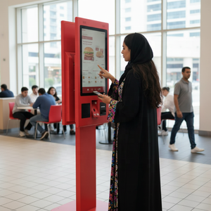 Kiosco de Pie con Protección Antirrobo para Tablets Windows 11, Compatible con iPad/Android, SDK, Pantalla Táctil de 10 Puntos, 8 GB de RAM, Pago de Autoservicio - Product Image 3