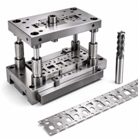 Composants estampés sur mesure, fabrication de tôlerie OEM, service d'estampage métallique, supports, boîtiers, rails de châssis, quincaillerie
