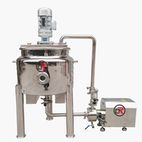 Mélangeur de savon liquide homogénéisateur mélangeur chimique tambour en acier inoxydable réservoir de mélange de chauffage électrique à grande vitesse en acier liquide