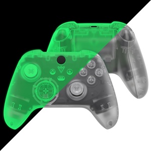 Coque de remplacement complète et kit de boutons personnalisés vert phosphorescent pour manette Xbox Series X/S - Product Image 4