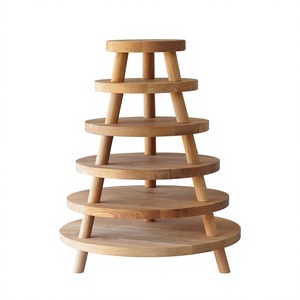 Base Redonda de Madera Ecológica para Pastel, Hecha a Mano con Acabado Natural, Apta para Lavavajillas, Forma Personalizada, 1 Pieza - Product Image 6