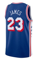 Grosir Berkualitas Tinggi # 23 James  Jersey Basket Bordir Jersey Kustom