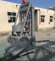 Machine de production rapide de briquettes avec mécanisme de compactage de charbon en nid d'abeille pour produits à base de carbone