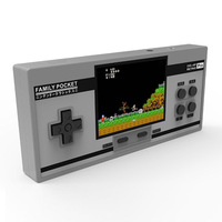 Nouvelle arrivée Console de jeu portable rétro 8 bits Double joueurs 3 pouces Console de jeu vidéo intégrée 348 jeux