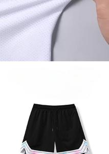 กางเกงบาสเก็ตบอลสำหรับผู้ชายแห้งเร็วกางเกงขาสั้นกีฬาสองชั้นระบายอากาศได้ดีชุดวิ่งสำหรับผู้ใหญ่ - Product Image 6