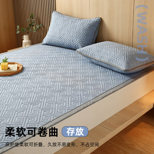 Ensemble de matelas rafraîchissant en pur coton, taille lit 1,2 m, lavable en machine, drap tatami, taie d'oreiller, usage domestique, qualité A, 3 pièces - Product Image 2