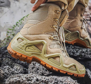 Botas Tácticas Largas de Camuflaje CP para Senderismo, Camping y Montañismo de Alta Resistencia TSB07 Stock Asiaon - Product Image 3