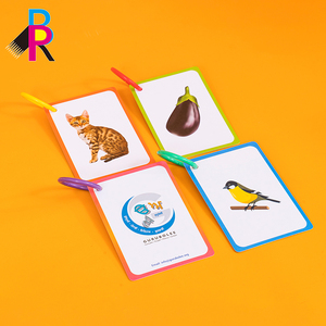 Carte personalizzate per educazione precoce cognitiva <span class=keywords><strong>Flash</strong></span> card di carta per l'apprendimento degli animali vocabolario schede <span class=keywords><strong>Flash</strong></span> per i bambini - Product Image 2