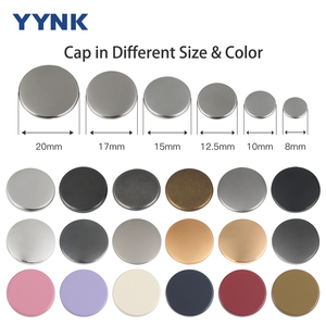 Custom Emboss Logo 12.5mm 15mm Round Brass 4 Parts Metal Spring Press Snap <strong>Button</strong> for Clothing Helmet - Product Image 3