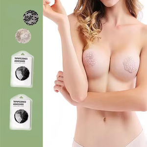 <span class=keywords><strong>Silicone</strong></span> Sexy pizzo Anti rigonfiamento abito da sposa <span class=keywords><strong>bretelle</strong></span> professionali senza soluzione di continuità rotondo copri capezzolo - Product Image 1