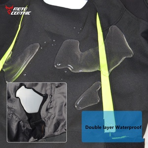 Completo Moto 7 Pezzi con Protezioni, Giacca e Pantaloni da Motocross Riflettenti, Impermeabili, Ignifughi, in Cotone Ecologico, Invernali - Product Image 5