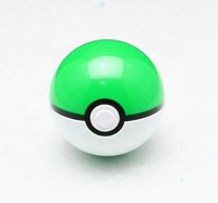 Pokeball en aluminium anodisé rouge personnalisée pour Pocket Monster