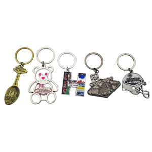 Nevada Las Vegas kim loại mới nhất Keychain nước lưu niệm in Epoxy Keyring tùy chỉnh mềm men thiết kế đầy màu sắc mở chai - Product Image 6