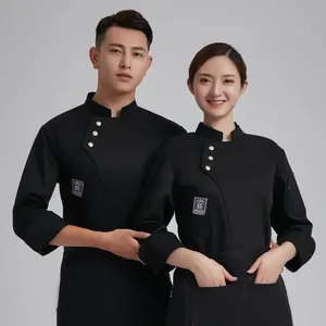 Cappotto uniforme da Chef per giacca da Chef da bar dell'hotel - Product Image 4