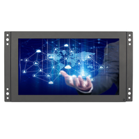 Moniteur à écran IPS 10,1 pouces 16:10 178 °   Affichage ultra large et haute résolution, HDMI/VGA/AV/BNC avec haut-parleur intégré