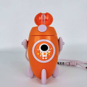 Botellas de Agua de Plástico de 500 ml con Forma de Cohete Espacial, Lindas, Libres de BPA, Personalizadas al por Mayor para Niños - Product Image 3