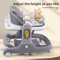 Marche-bébé pour bébés de 6 à 18 mois, en plastique, capacité de charge de 10 kg, empêche les jambes en O, prévention des retournements latéraux, réglable, multifonctionnel, pour garçons et filles