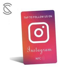 Support de carte NFC Ntag215 RFID en PVC étanche pour avis <span class=keywords><strong>Google</strong></span> et réseaux sociaux (Facebook, Instagram, TikTok) 13,56 MHz - Product Image 6