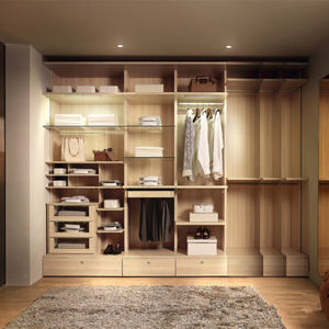 Meubles de chambre à coucher modernes contemporains bon marché en MDF, dressing avec porte coulissante - Product Image 3