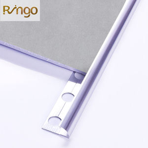 FOSHAN Factory prezzo basso strisce angolari da parete in ceramica personalizzate quarto bordo tondo profilo in alluminio argento lucido - Product Image 4